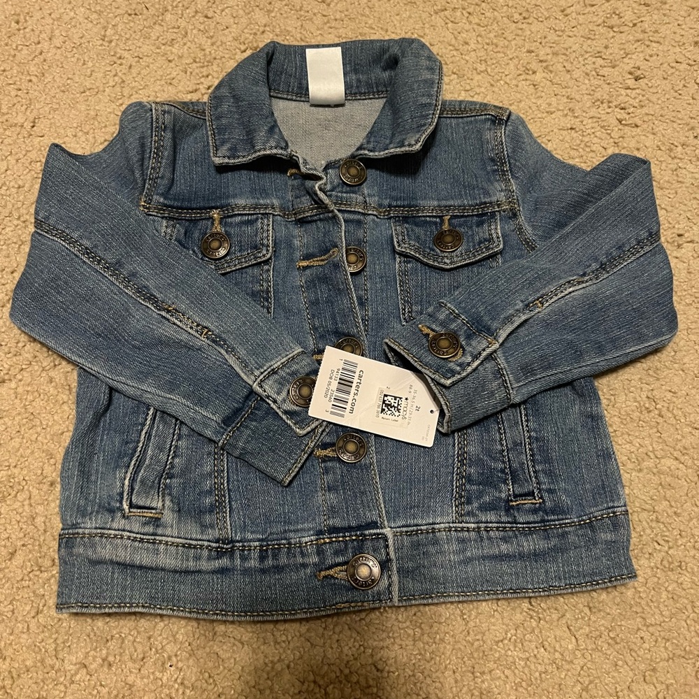 Kids Blue Denim Jacket 2T